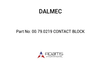 00.79.0219 CONTACT BLOCK