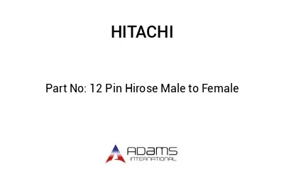 12 Pin Hirose Male to Female