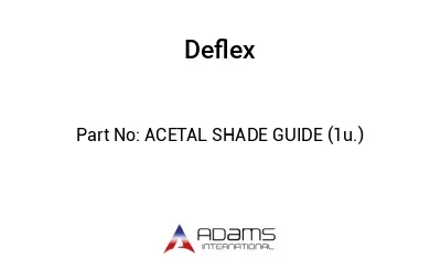 ACETAL SHADE GUIDE (1u.) 