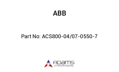 ACS800-04/07-0550-7