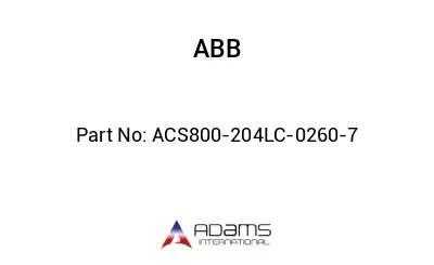 ACS800-204LC-0260-7