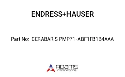  CERABAR S PMP71-ABF1FB1B4AAA