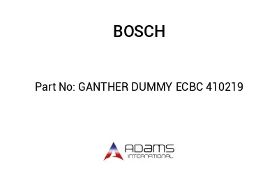 GANTHER DUMMY ECBC 410219