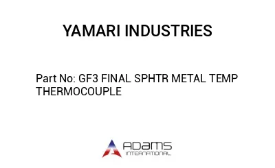 GF3 FINAL SPHTR METAL TEMP THERMOCOUPLE