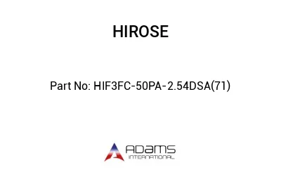 HIF3FC-50PA-2.54DSA(71)