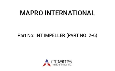 INT IMPELLER (PART NO. 2-6)