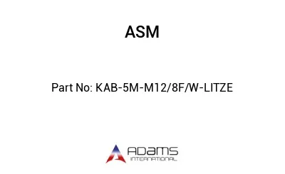 KAB-5M-M12/8F/W-LITZE