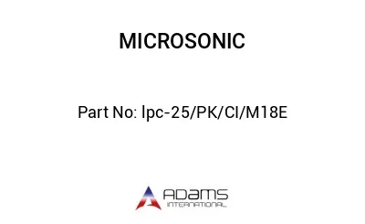 lpc-25/PK/CI/M18E