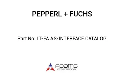 LT-FA AS-INTERFACE CATALOG