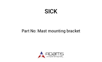 Mast mounting bracket