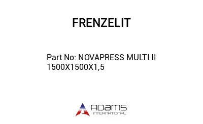 NOVAPRESS MULTI II 1500X1500X1,5