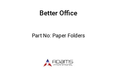 Paper Folders