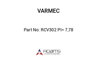 RCV302 PI= 7,78