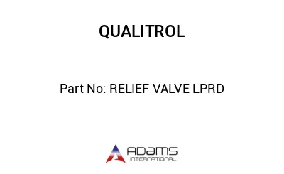 RELIEF VALVE LPRD