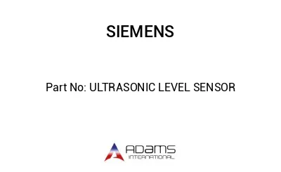 ULTRASONIC LEVEL SENSOR