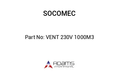 VENT 230V 1000M3