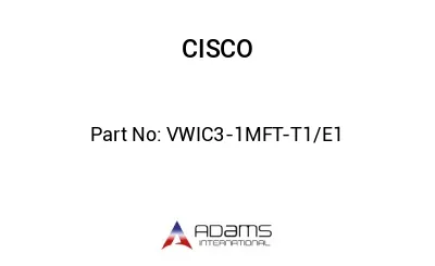 VWIC3-1MFT-T1/E1