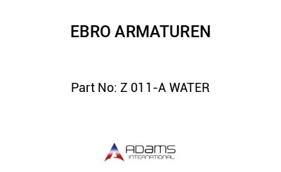 Z 011-A WATER